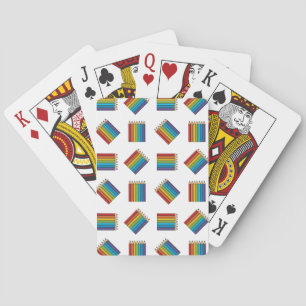 Rainbow Colouring Pencils Playing Cards