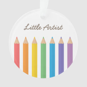 Rainbow Colouring Pencils School Kids Room Decor Ornament
