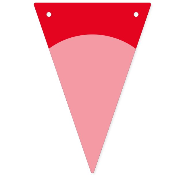 RAINBOW colours & a round button + your ideas Bunting (First Flag)