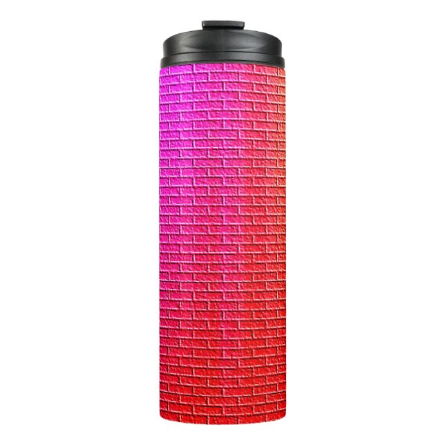 Rainbow colours abstract background. Gradient.abst Thermal Tumbler (Front)