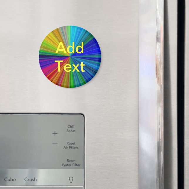 Rainbow Colours Add Quote Magnet (In Situ (Fridge))
