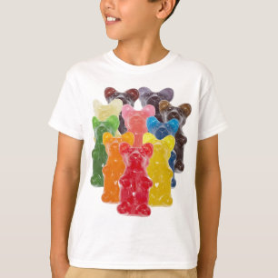 rainbow colours candy lover gummy bear T-Shirt