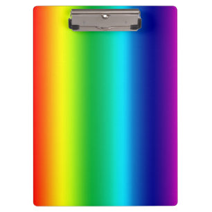 Rainbow Colours Clipboard