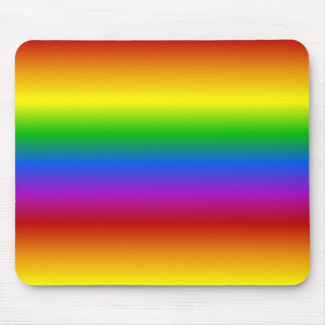 Rainbow Colours custom mousepad (Front)