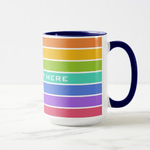 Rainbow Colours custom mugs