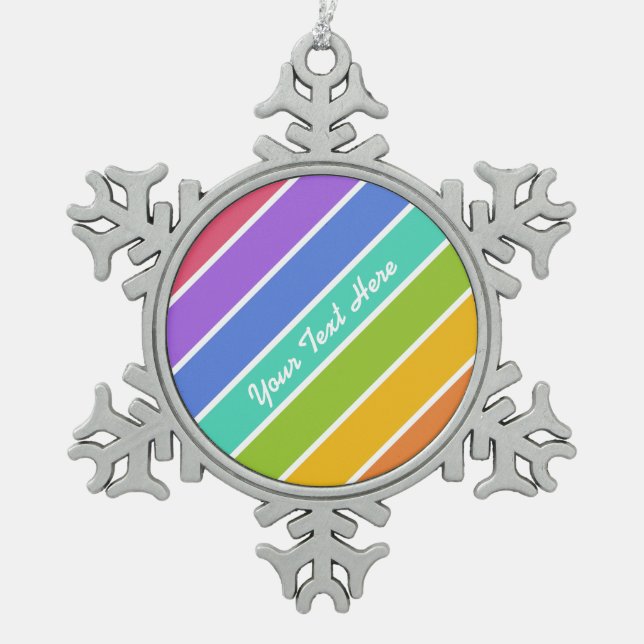 Rainbow Colours custom ornaments (Front)