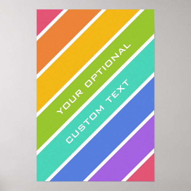 Rainbow Colours custom poster (Front)