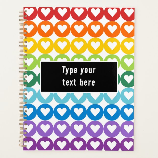 Rainbow Colours  | Cute Back to School Planner (Front)
