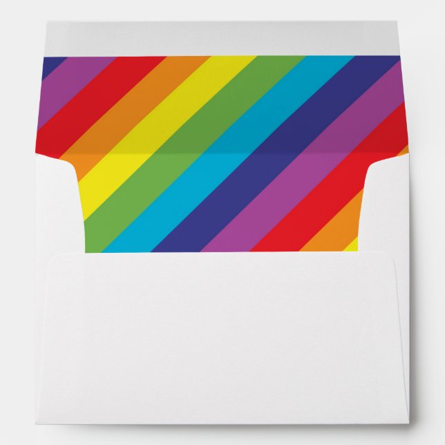 Rainbow colours envelopes (Back (Bottom))