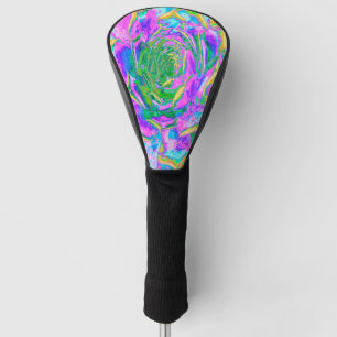 Rainbow Colours Fiesta Succulent Sedum Rosette Golf Head Cover