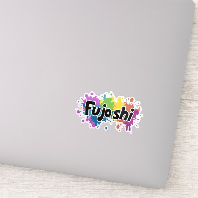 Rainbow Colours Fujoshi Slogan (Detail)