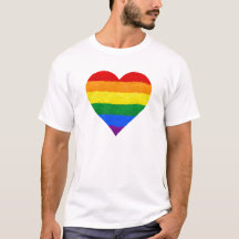 Rainbow Colours, Gay Pride, Lesbian, Trans, Heart