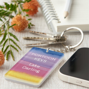 Rainbow Colours Keychain Lake Living