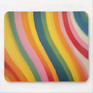 rainbow colours mouse pad