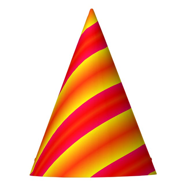 Rainbow Colours Party Hat (Front)