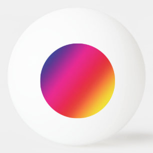 Rainbow Colours Ping Pong Ball