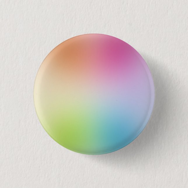Rainbow Colours Pink Red Purple Blue Green Yellow 3 Cm Round Badge (Front)