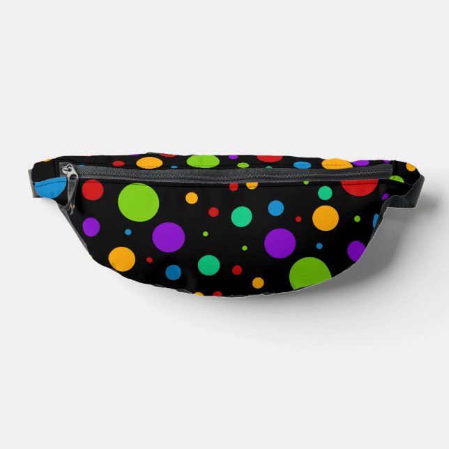 Rainbow Colours PolkaDot Bum Bags (Lay Down)