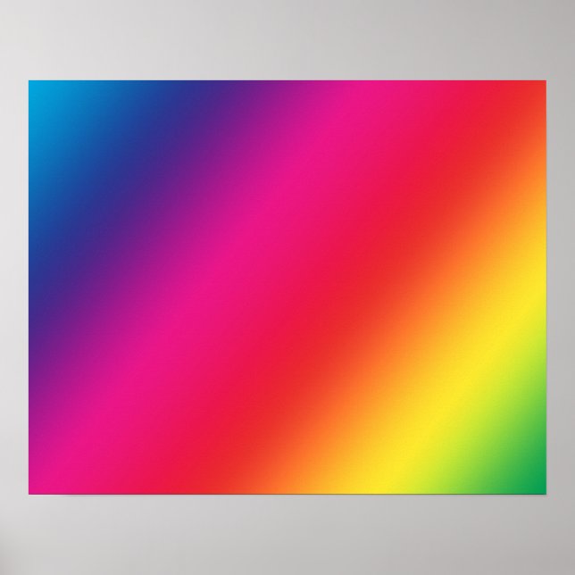 Rainbow Colours Poster (Front)