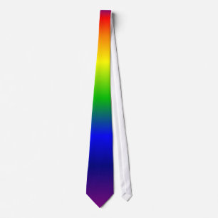 Rainbow Colours Purple Up Tie