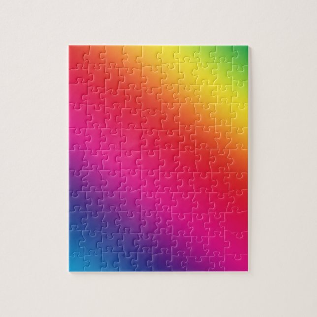 Rainbow Colours Puzzle (Vertical)