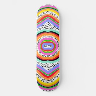 Rainbow Colours Skateboard