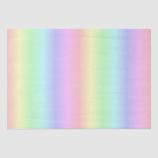 Rainbow Colours  Tissue Paper (Front)