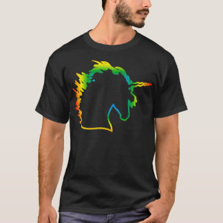 rainbow colours unicorn 5 T-Shirt