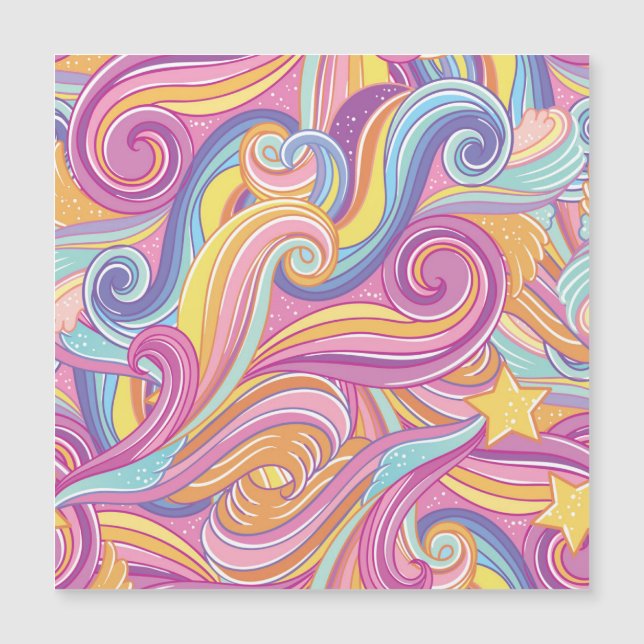 Rainbow Comet: Magical Dreamy Sky. (Front)