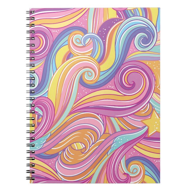 Rainbow Comet: Magical Dreamy Sky. Notebook (Front)