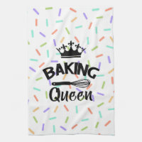Rainbow confetti baking queen funny slogan