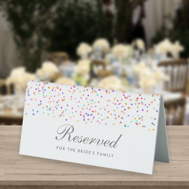 Rainbow Confetti Photo Wedding Reserved (Creator Uploaded)