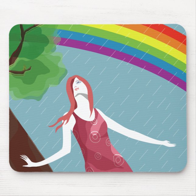Rainbow Connection Mouse Pad (Front)