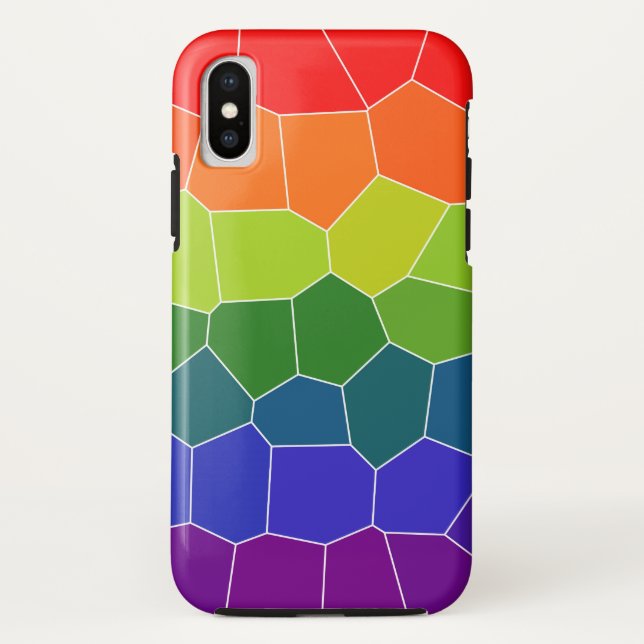 Rainbow COOL Pattern Case-Mate iPhone Case (Back)
