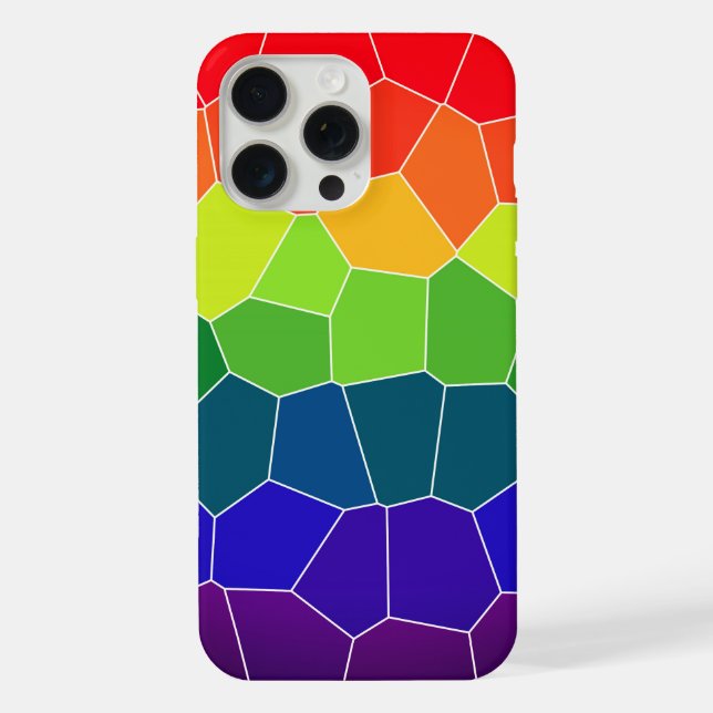 Rainbow COOL Pattern iPhone Case (Back)