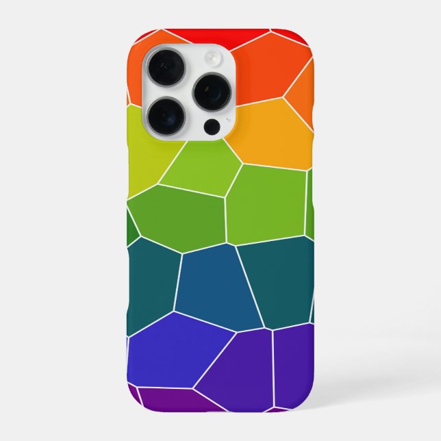 Rainbow COOL Pattern iPhone Case (Back)