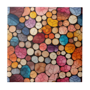 Rainbow Cork Tile