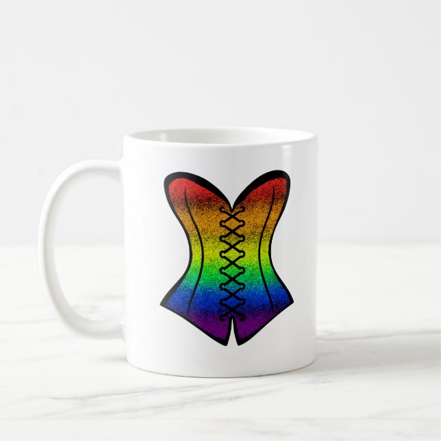 Rainbow Corset Fantasy Mug (Left)