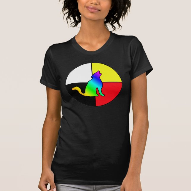 Rainbow Coyote T-Shirt (Front)