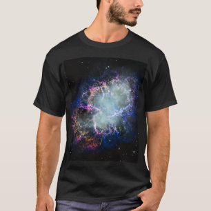 Rainbow Crab Nebula Full Photo T-Shirt