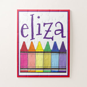 Rainbow Crayons Artist Art Teacher Colouring Jigsaw Puzzle