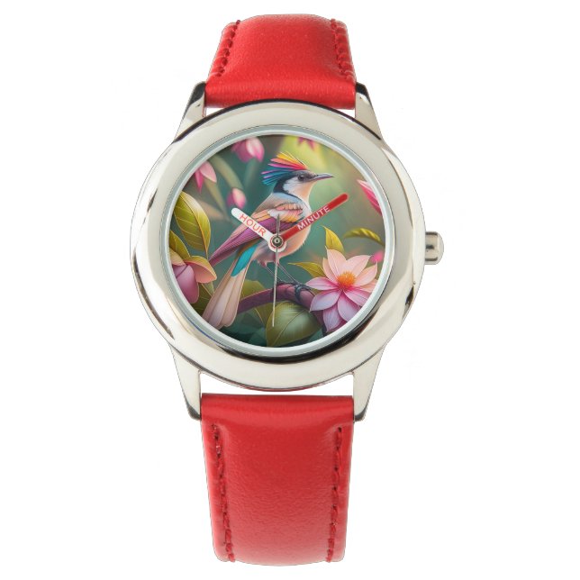 Rainbow crested Jay Fantasy Bird Watch (Front)