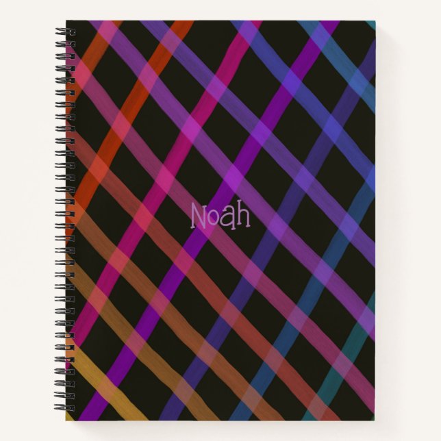 Rainbow CrissCross Notebook (Front)