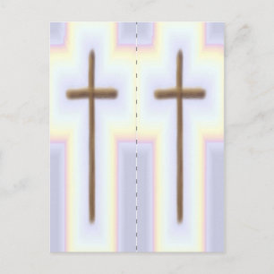 Rainbow Cross Bookmarkers Postcard