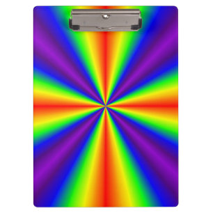 Rainbow Cross Clipboard