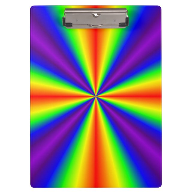 Rainbow Cross Clipboard (Front)