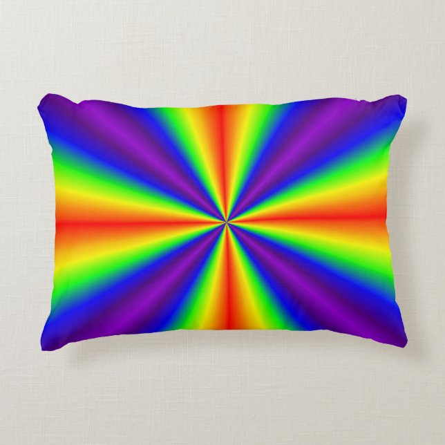 Rainbow Cross Decorative Cushion (Front)