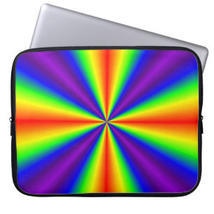 Rainbow Cross Laptop Sleeve