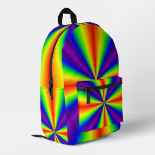 Rainbow Cross Printed Backpack
