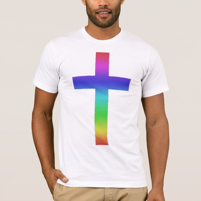 Rainbow Cross T-Shirt (Front)